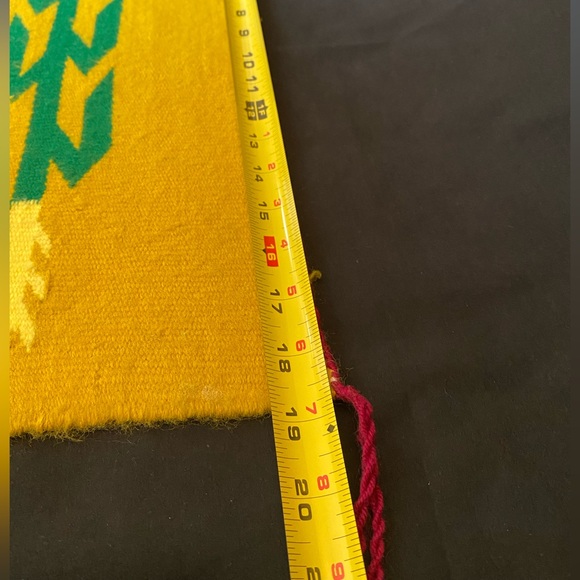 Navajo Yei Woven Vintage Wall Hanging Rug - Picture 10 of 12